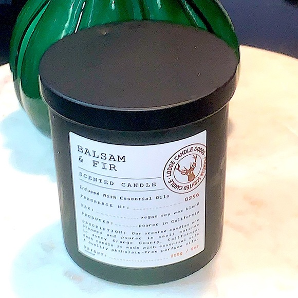 LEOBEN CO CANDLE BALSAM & FIR 1 WICK 9 oz NEW VEGAN SOY WAX - Picture 2 of 3